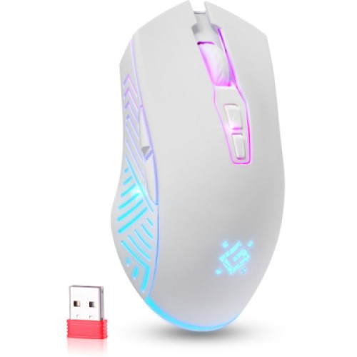 Мышка Defender Pandora GM-502 LED Wireless White (52502)