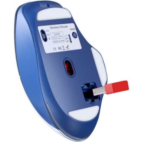 Мышка Defender Tisa GM-126 LED Wireless/Bluetooth White/Blue (52126)