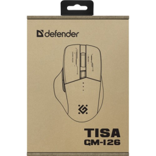 Мышка Defender Tisa GM-126 LED Wireless/Bluetooth White/Blue (52126)