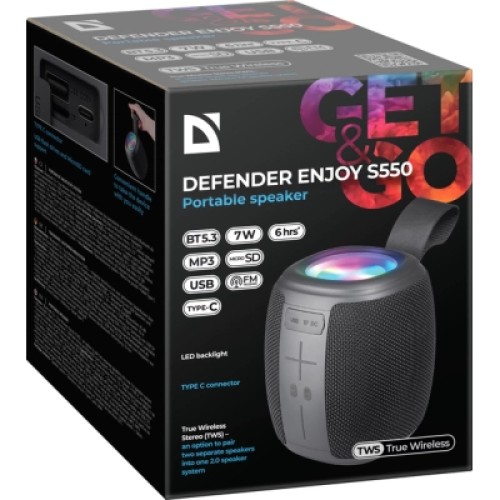Акустическая система Defender Enjoy S550 Bluetooth Black (65553)
