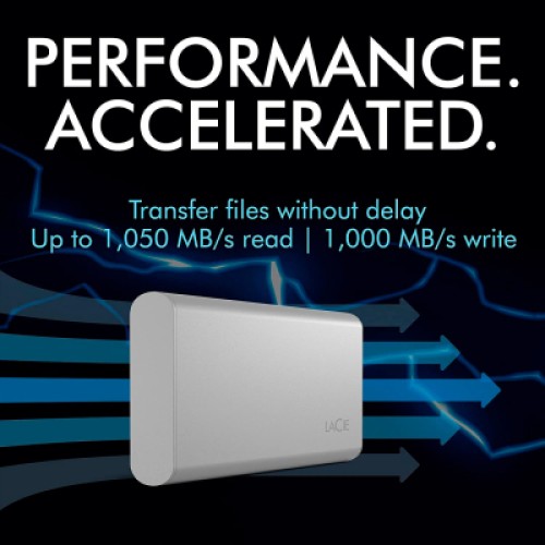 Накопитель SSD USB Type-C 2TB Portable LaCie (STKS2000400)