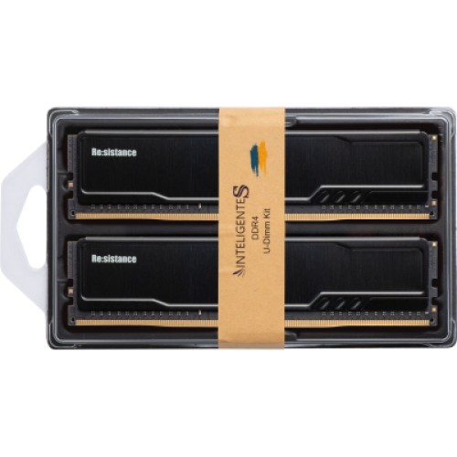 Модуль памяти для компьютера DDR4 16GB (2x8GB) 2666 MHz CL19 1.2V Resistance INTELIGENTES (IR4CHD2/16)