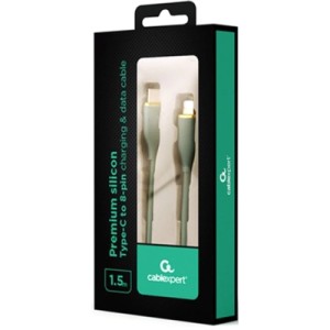Дата кабель USB 2.0 AM to Lightning 1.5m 2.25A Cablexpert (CC-USB2S-CM8PM-1.5M-G)