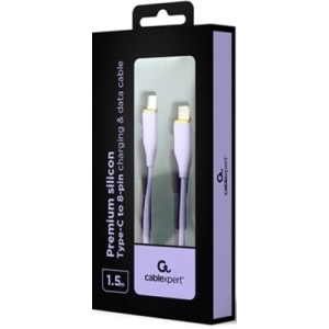 Дата кабель USB 2.0 AM to Lightning 1.5m 2.25A Cablexpert (CC-USB2S-CM8PM-1.5M-P)