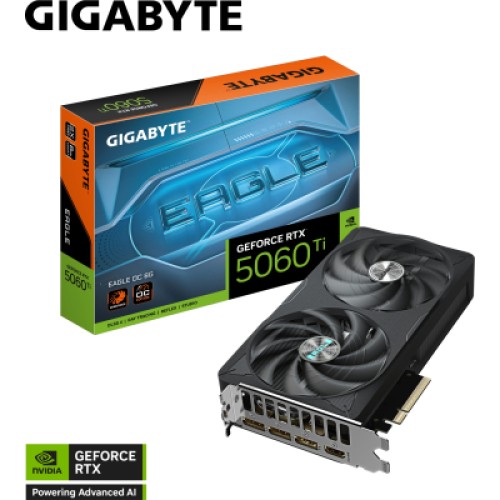 Видеокарта GIGABYTE GeForce RTX5060Ti 8Gb EAGLE OC (GV-N506TEAGLE OC-8GD)