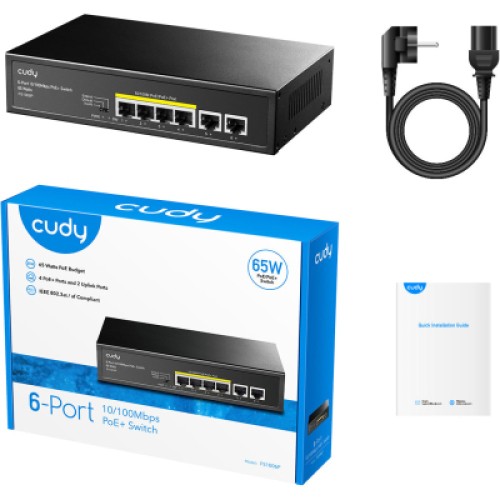 Коммутатор сетевой Cudy FS1006P