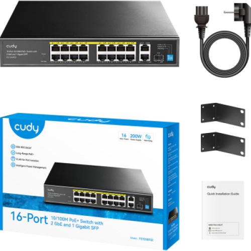 Коммутатор сетевой Cudy FS1018PS1