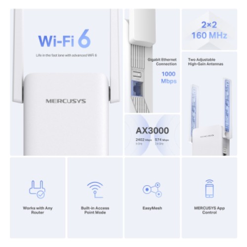 Ретранслятор Mercusys ME80X