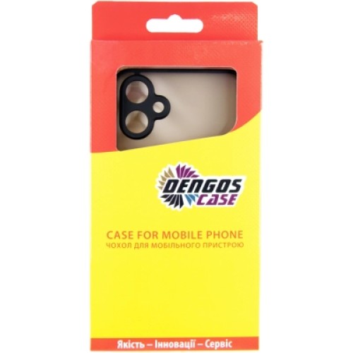 Чехол для мобильного телефона Dengos Kit Samsung Galaxy A06 Matte + 2 pcs glass (Black) (DG-CTG2P-02)