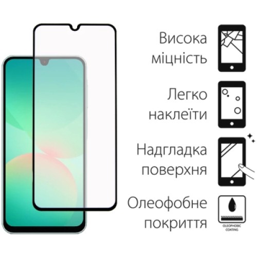 Чехол для мобильного телефона Dengos Kit Samsung Galaxy A26 Soft + glass (Mint) (DG-KM-139)