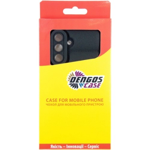 Чехол для мобильного телефона Dengos Kit Samsung Galaxy A36 Soft + 2 pcs glass (Black) (DG-CTG2P-13)