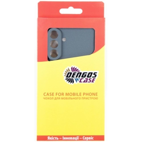 Чехол для мобильного телефона Dengos Kit Samsung Galaxy A56 Carbon + glass (Grey) (DG-KM-138)