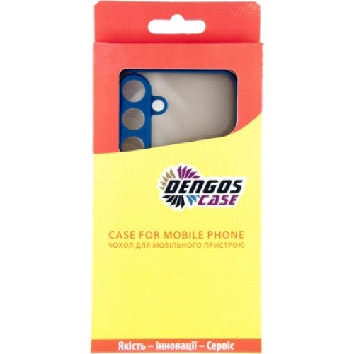 Чехол для мобильного телефона Dengos Kit Samsung Galaxy S25 Plus Matte + glass (Blue) (DG-KM-143)