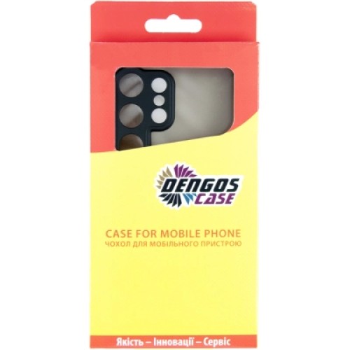 Чехол для мобильного телефона Dengos Kit Samsung Galaxy S25 Ultra Matte + glass (Black) (DG-KM-144)