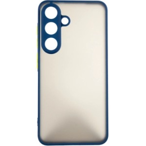 Чехол для мобильного телефона Dengos Kit Samsung Galaxy S25 Matte + glass (Blue) (DG-KM-142)