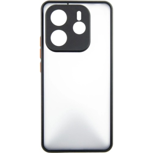 Чехол для мобильного телефона Dengos Kit Xiaomi Redmi Note 14 5G Matte + 2 pcs glass (Black) (DG-CTG2P-01)