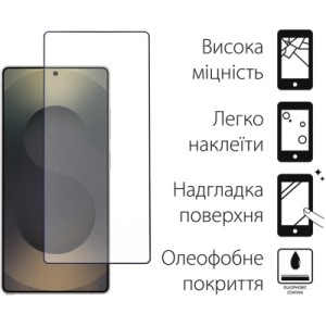 Стекло защитное Dengos Full Glue Samsung Galaxy S25 Ultra (black) (TGFG-391)