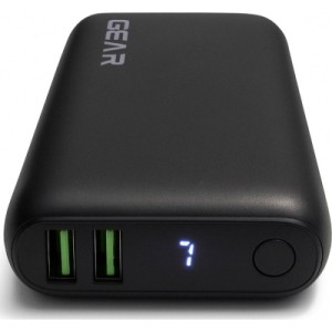 Батарея универсальная GEAR 10000mAh, PD/22.5W, black (WP942P)