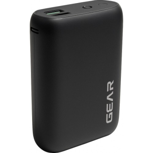 Батарея универсальная GEAR 10000mAh, PD/22.5W, black (WP942P)