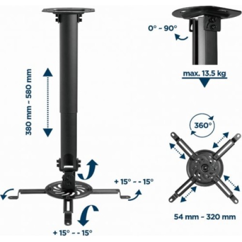 Кронштейн для проектора Gembird CM-B-01