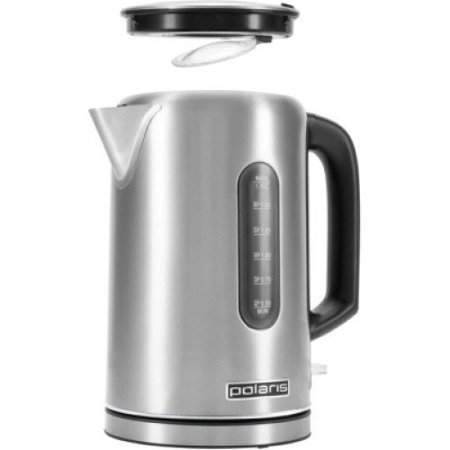 Электрочайник Polaris PWK 17101CA Water Way Pro Сталевий
