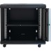 Шкаф настенный GEAR 12U 19" 600x450x650 мм, + полка 19", black (GWMSN-12U-600-450)