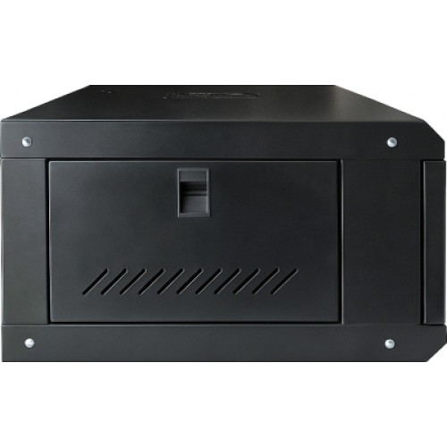Шкаф настенный GEAR 4U 19" 600x450x280 мм, + полка 19", black (GWMSN-4U-600-450)