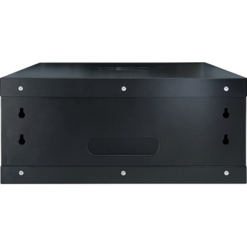 Шкаф настенный GEAR 4U 19" 600x450x280 мм, + полка 19", black (GWMSN-4U-600-450)