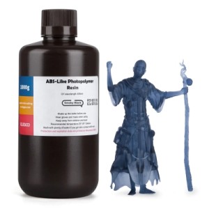 Фотополимерная смола ELEGOO Resin, ABS-like 1кг, black smoky (50.103.0024)