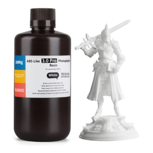 Фотополимерная смола ELEGOO Resin, ABS-like 3.0 1кг, white (50.103.0192)