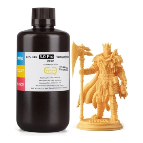 Фотополимерная смола ELEGOO Resin, ABS-like 3.0 1кг, yellow (50.103.0164)