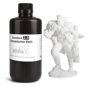 Фотополимерная смола ELEGOO Resin, Standard 2.0 1кг, white (50.103.0120)