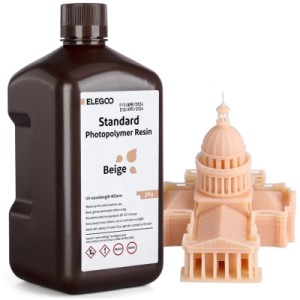Фотополимерная смола ELEGOO Resin, Standard 2кг, beige (50.103.0181)
