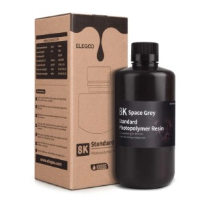 Фотополімерна смола ELEGOO Resin, Standard 8K 1кг, gray space (50.103.0124)