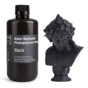 Фотополімерна смола ELEGOO Resin, Water Washable, 1кг, black (50.103.0006)