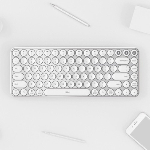 Клавиатура Xiaomi MiiiW AIR85 Bluetooth/Wireless UA White (MWXKT01 White)