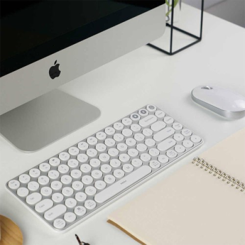 Клавиатура Xiaomi MiiiW AIR85 Bluetooth/Wireless UA White (MWXKT01 White)