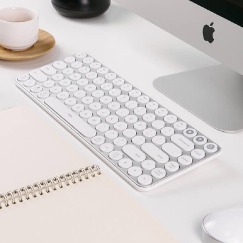 Клавиатура Xiaomi MiiiW AIR85 Bluetooth/Wireless UA White (MWXKT01 White)