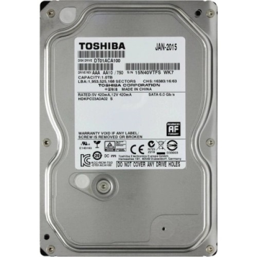 Жесткий диск 3.5" 1TB Toshiba (# DT01ACA100 #)