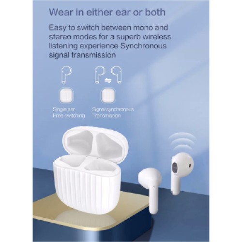 Наушники Xiaomi MiiiW Conch True Wireless Earphone W200 White (MWTW04)