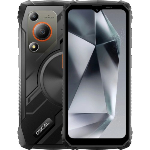 Мобильный телефон Oscal Marine 1 4/128GB Black