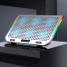 Подставка для ноутбука IceCoorel 10-15.6", 6*80mm 1800 RPM, 2*USB, 366x256x23mm, RGB (A17)