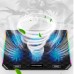 Подставка для ноутбука IceCoorel 10-15.6", 6*80mm 1800 RPM, 2*USB, 366x256x23mm, RGB (A17)