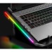 Подставка для ноутбука IceCoorel 10-15.6", 6*80mm 1800 RPM, 2*USB, 366x256x23mm, RGB (A17)