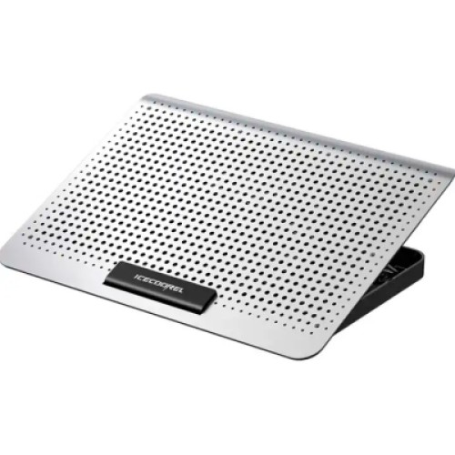 Подставка для ноутбука IceCoorel 10-15.6", 6*60mm 580 RPM, 2*USB, 350x225x26mm, Silver (A19)