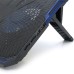 Подставка для ноутбука IceCoorel 10-15.6", 2*140mm + 3*70mm 1400 RPM, 2*USB, 410x290x26mm, Blue (A2)