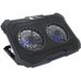 Подставка для ноутбука IceCoorel 10-17", 2*125mm 1200 RPM, 2*USB, 415x293x26.5mm, RGB (F8)