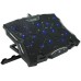 Подставка для ноутбука IceCoorel 10-17", 15*60mm 2500 RPM, TYPE-C+USB, 400x305x39mm, Black (K12)