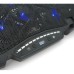 Подставка для ноутбука IceCoorel 10-17", 15*60mm 2500 RPM, TYPE-C+USB, 400x305x39mm, Black (K12)