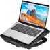 Подставка для ноутбука IceCoorel 10-15", 1*125mm 1400 RPM + 4*70mm 2500 RPM, 2*USB, 365x297x30mm, Red (K5Red)